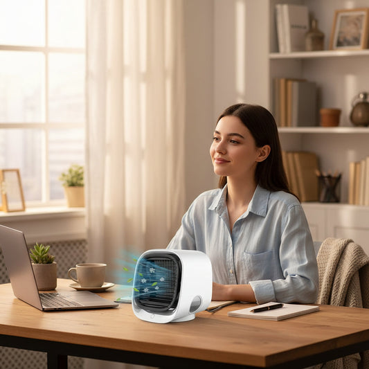 Personal Air Conditioner Portable Cooling USB Mini Fan - Image 1