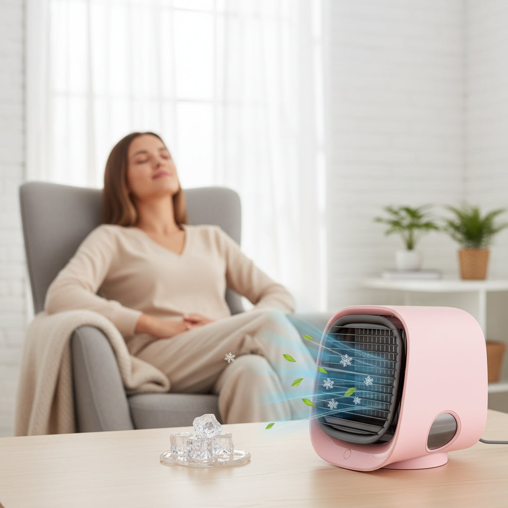 Personal Air Conditioner Portable Cooling USB Mini Fan - Image 11