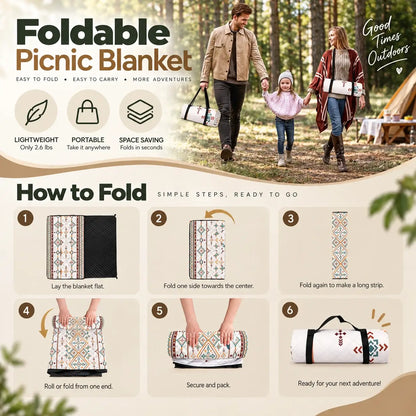 Picnic Outdoor Travel Blanket Foldable Portable Camping