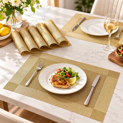 PlaciMat | Heat-Resistant PVC Placemats | Washable & Non-Slip Table Mats