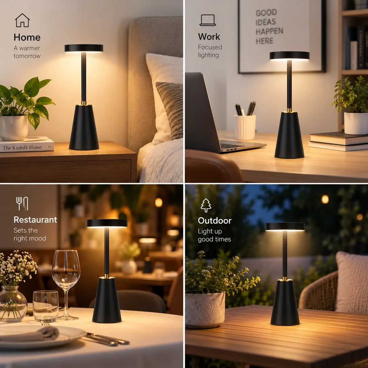 Sleek Lamp | Wireless Rechargeable Table Lamp