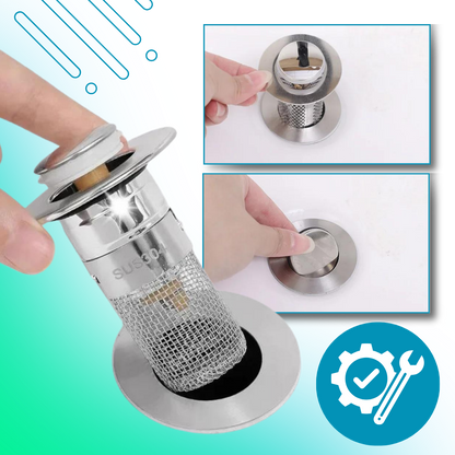 Pop Up Sink Stopper Drain Cover Easy Installation