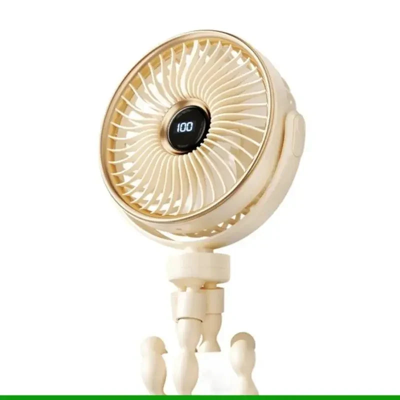 Portable Battery Operated Clip-On Fan Adjustable Foldable - Image 7