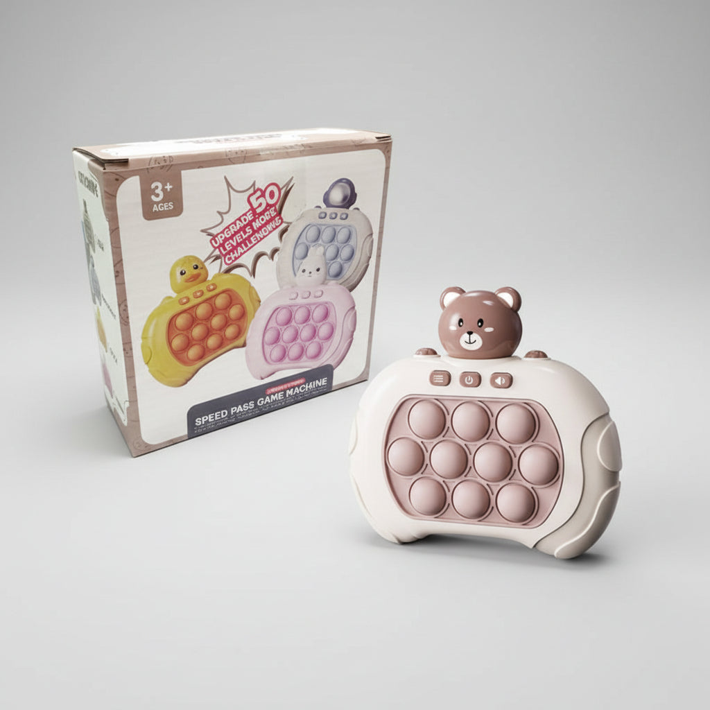 Portable Game Console Pop It Reflex Game Fun Push Bubble Toy - Image 6