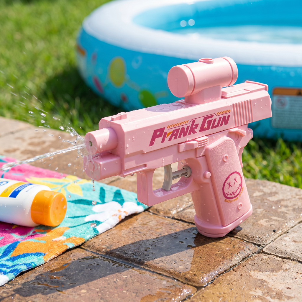 Prank Water Gun Kids Toy Double Sided Splash Shooter - Image 6