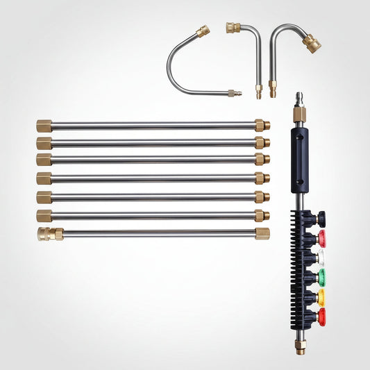 Pressure Washer Extension Wand Telescoping Long Reach - Image 1
