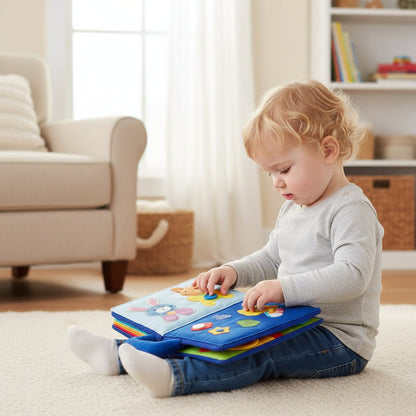 Quiet Book Montessori Fabric Learning Montessori Activity Book - Image 2