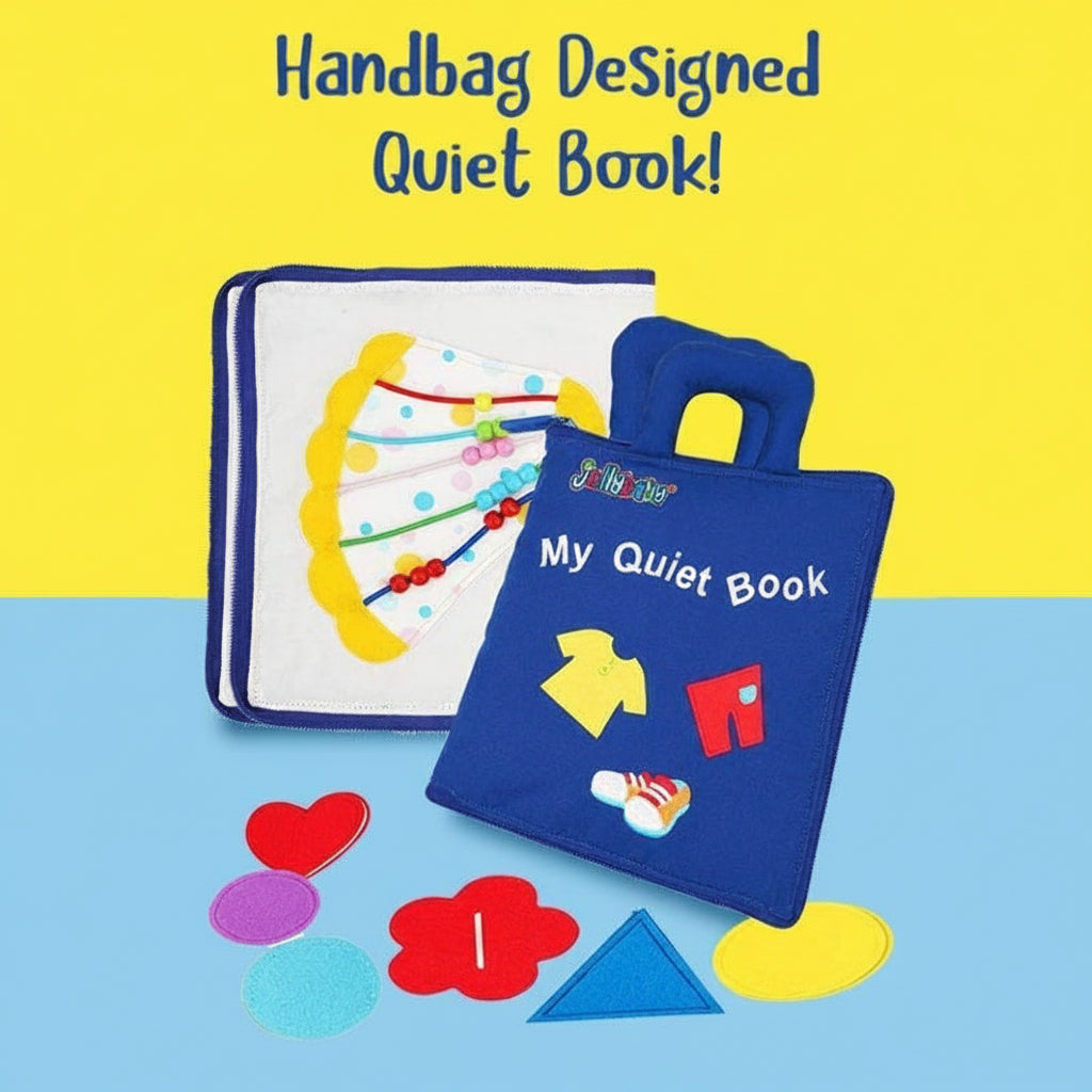 Quiet Book Montessori Fabric Learning Montessori Activity Book