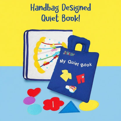 Quiet Book Montessori Fabric Learning Montessori Activity Book