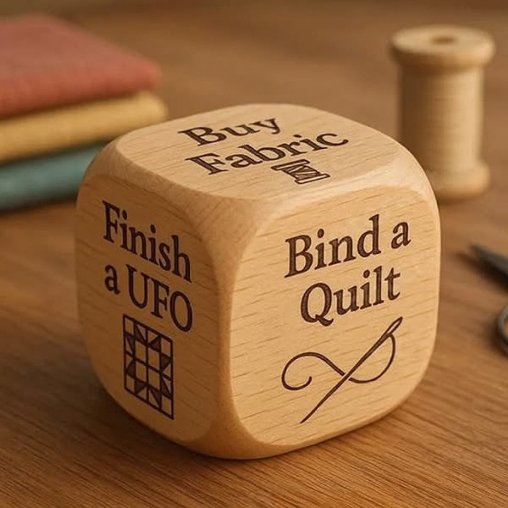 Quilting Decision Dice Creative Crafting Solid Wood Craft - Image 2