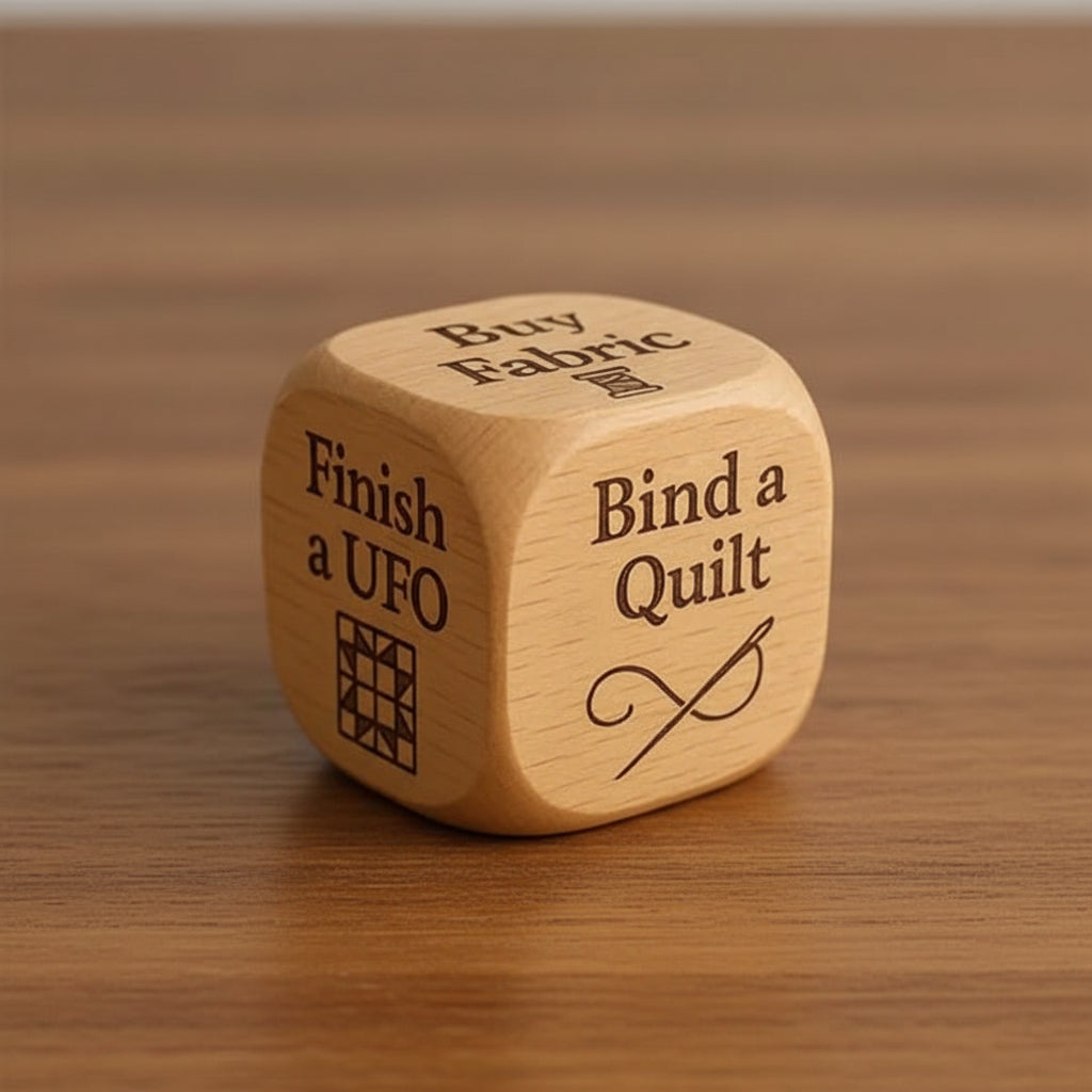 Quilting Decision Dice Creative Crafting Solid Wood Craft - Image 4