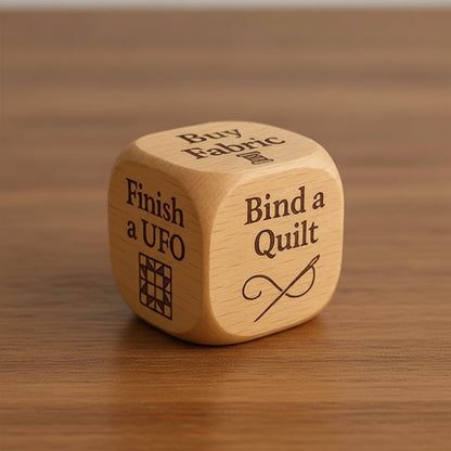 Quilting Decision Dice Creative Crafting Solid Wood Craft - Image 4