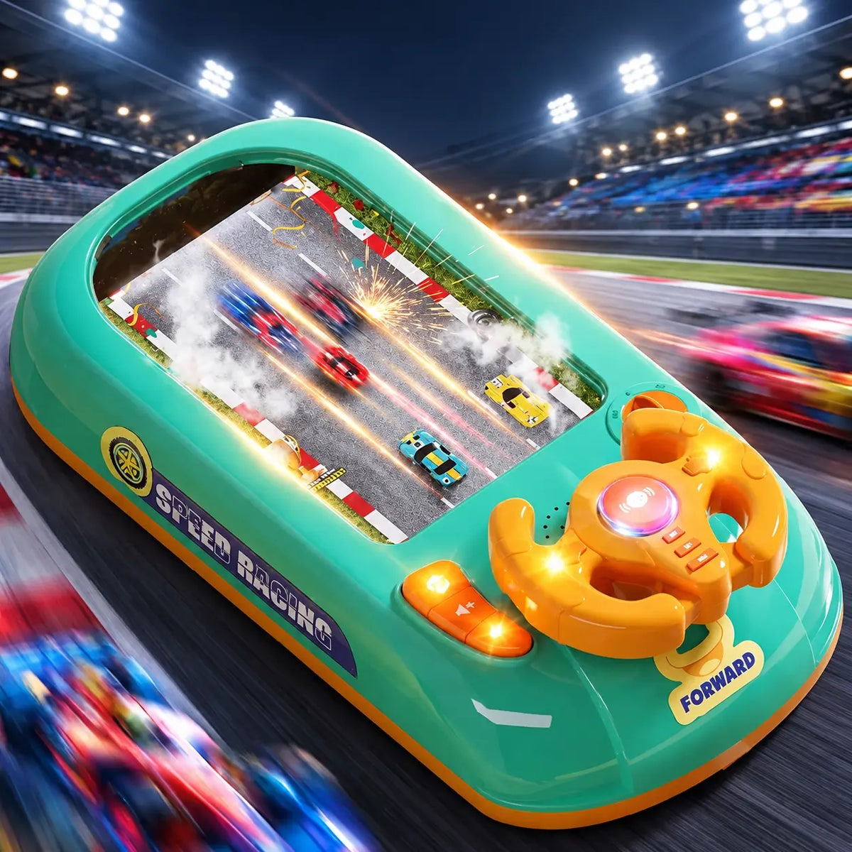 Racing Game Console Interactive Steering Wheel Toy