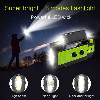 Emergency Radio Hand Crank Portable Survival Device