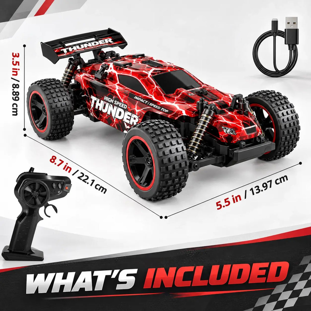 Hestsnelheid RC Off-Road Buggy