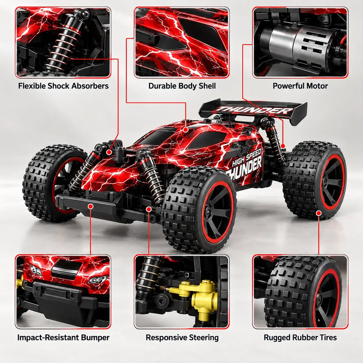 Hestsnelheid RC Off-Road Buggy