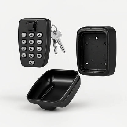 Key Lock Box Wall Mounted Outdoor Waterproof Combination Safe