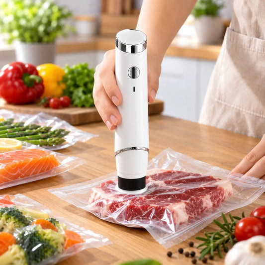 Vacuum Sealer Portable USB Rechargeable Food Storage Machine