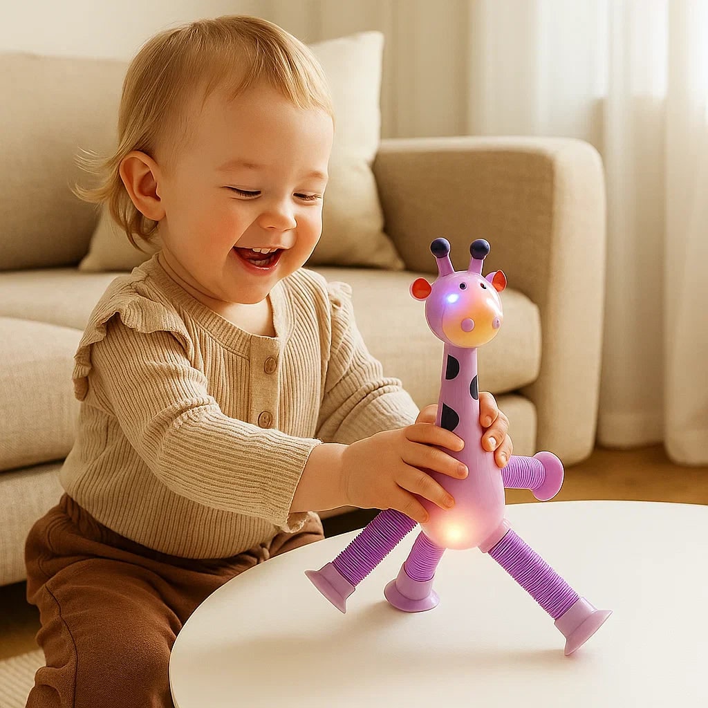 Sensory Toy Educational Toddlers Interactive Giraffe - Image 7