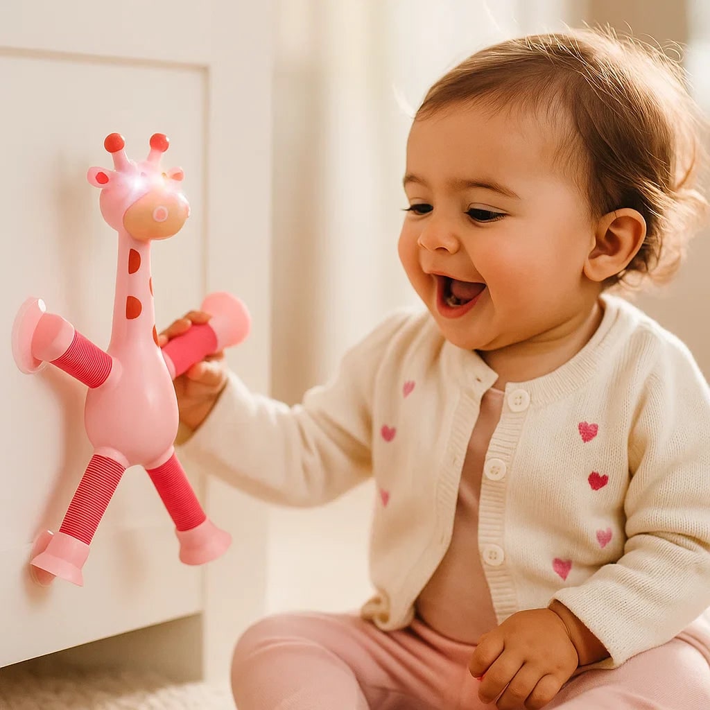 Sensory Toy Educational Toddlers Interactive Giraffe - Image 9