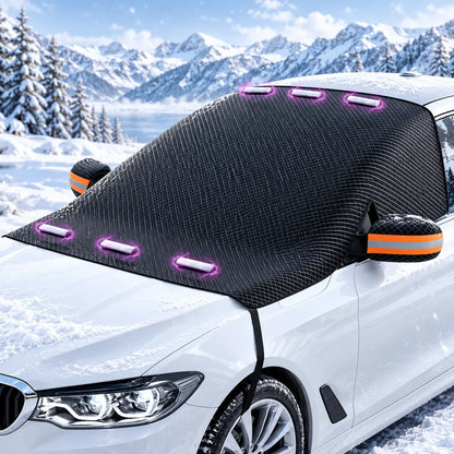 Windshield Snow Cover Magnetic Oxford Fabric Ice Protection