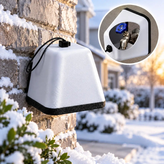 Outdoor Faucet Covers Insulated Foam Freeze Protection Winter