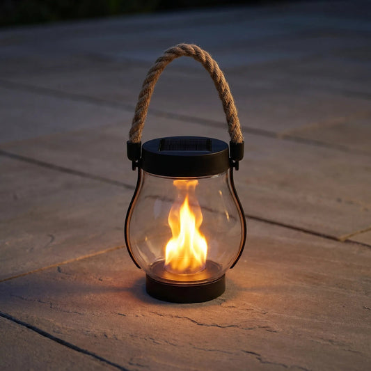 Solar Powered Lantern Outdoor Light Hanging Pathway - Image 1