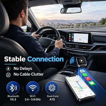 Wireless CarPlay and Android Auto Adapter