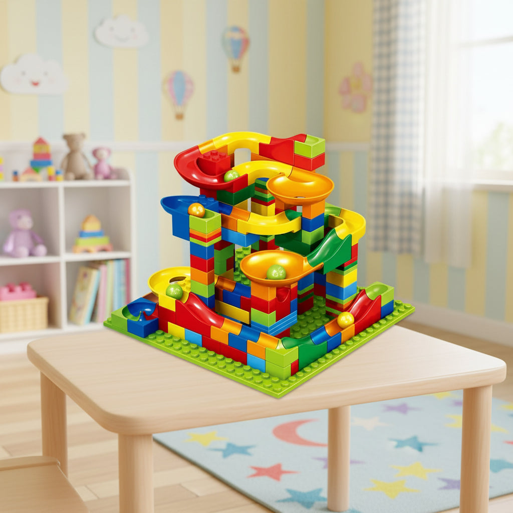 Storespy Marble Run Toys Track Set Stem Builder - Image 1