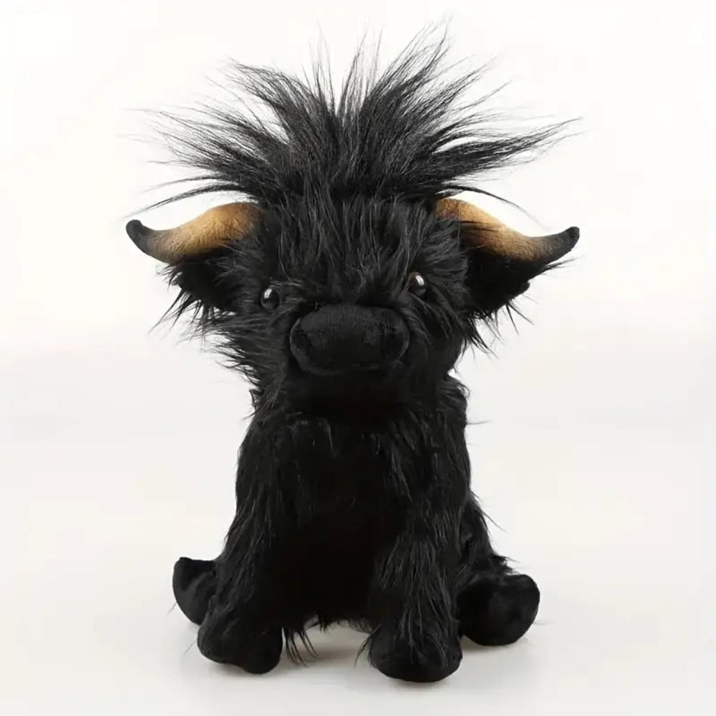 Stuffed Animal Plush Toy Highland Cow Soft Plush - Image 4