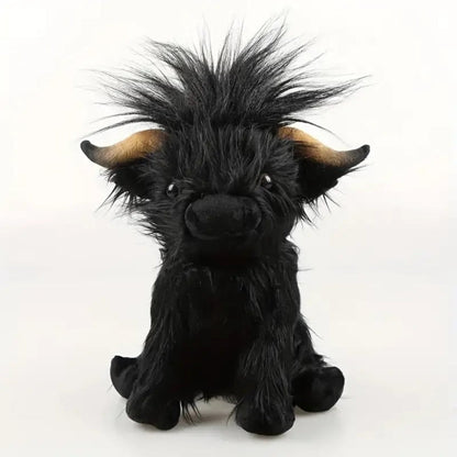 Stuffed Animal Plush Toy Highland Cow Soft Plush - Image 4