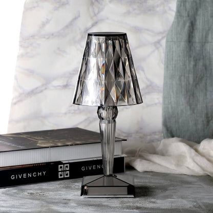 Table Lamp Crystal Rechargeable Touch Dimmable LED Light - Image 8
