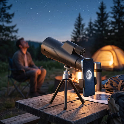 Portable Telescope Stargazing High Resolution Design