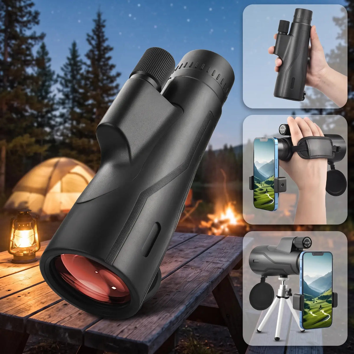 Portable Telescope Stargazing High Resolution Design