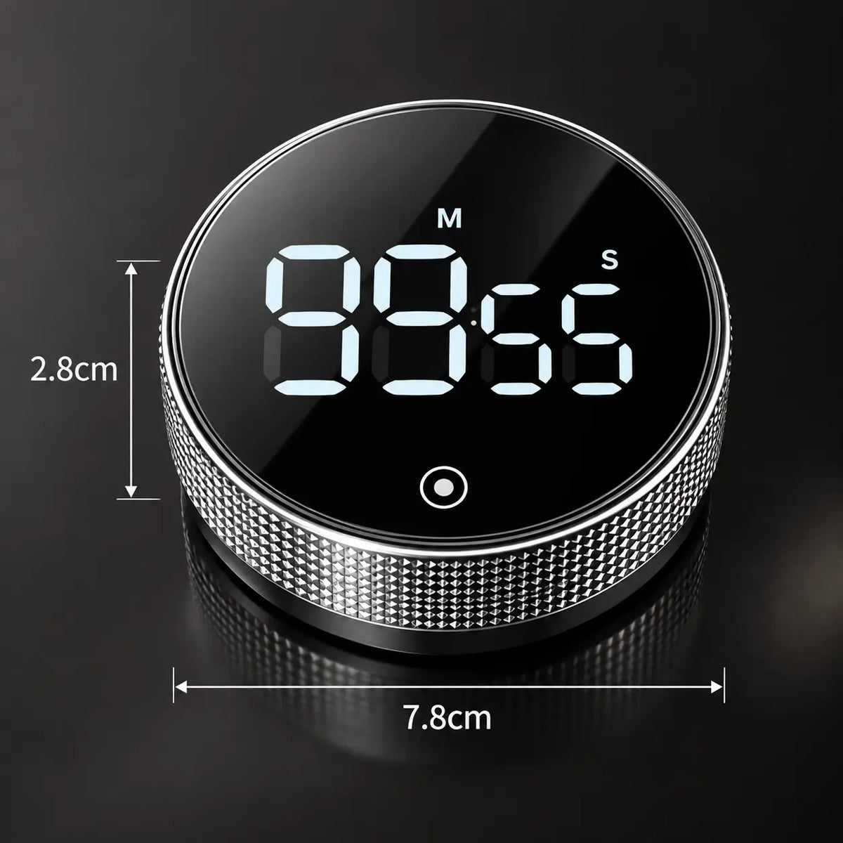 Kitchen Timer Rotating Digital Countdown