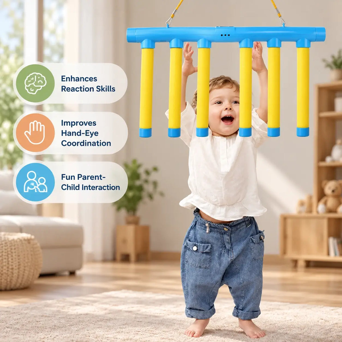 Falling Sticks Reaction Training Game