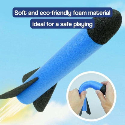 Toy Rocket Launcher Outdoor Fun Dual Action Playset