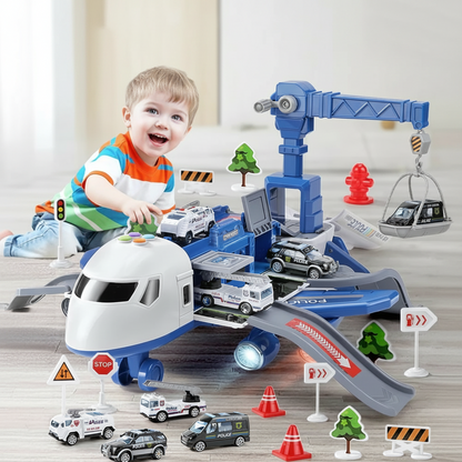 Transformable Airplane Playset Accessories Fun Playtime