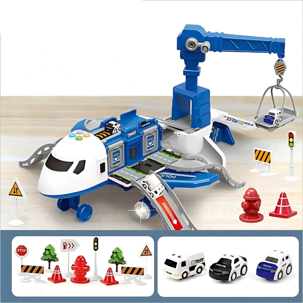 Transformable Airplane Playset Accessories Fun Playtime - Image 3