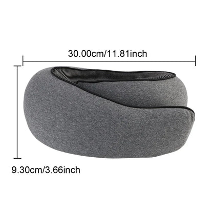 Travel Neck Pillow Memory Foam U-Shaped Neck Roll