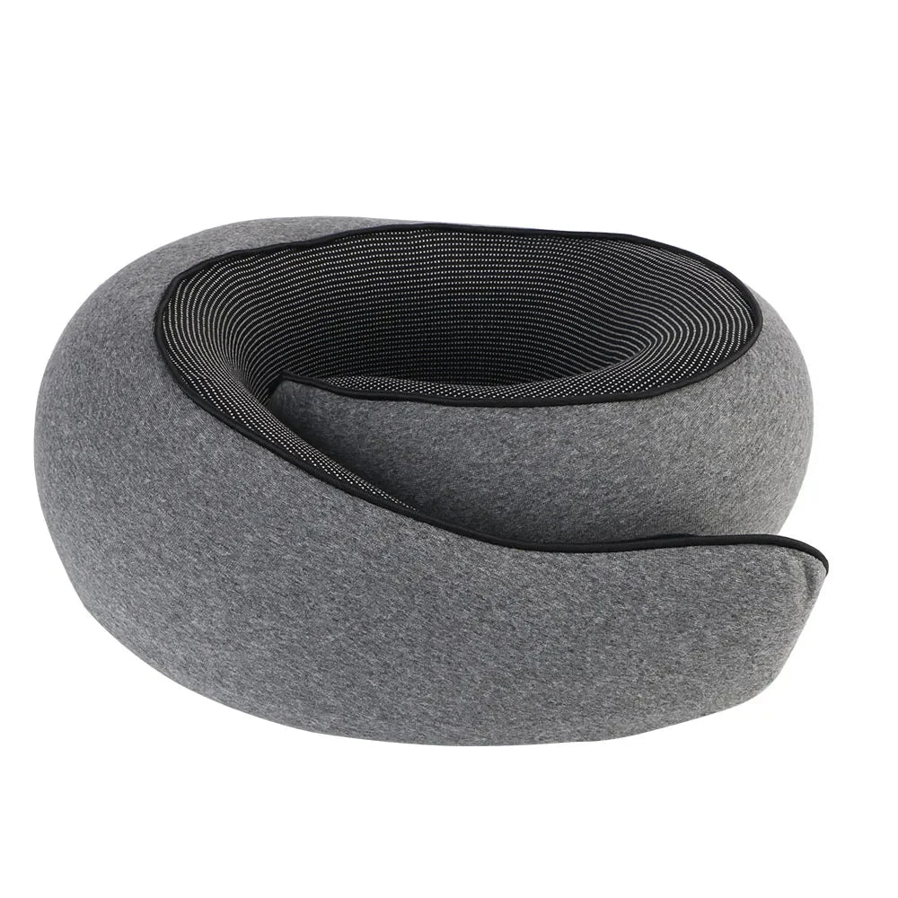Travel Neck Pillow Memory Foam U-Shaped Neck Roll - Image 7