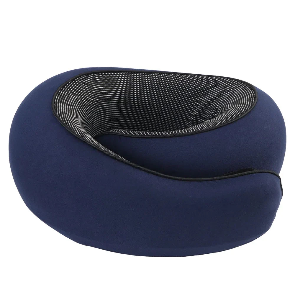 Travel Neck Pillow Memory Foam U-Shaped Neck Roll - Image 9