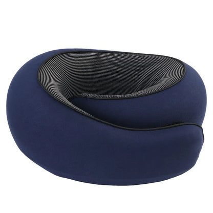 Travel Neck Pillow Memory Foam U-Shaped Neck Roll - Image 9