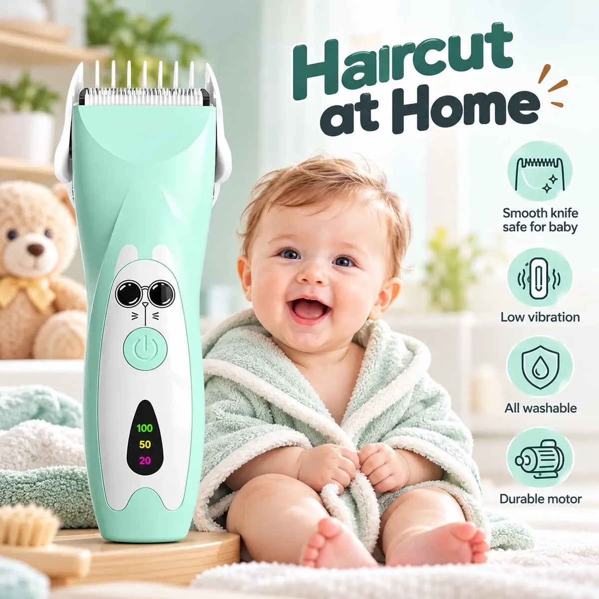 Kids Hair Clipper Ultra Quiet 2.0