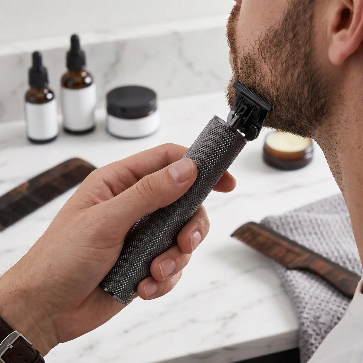 Hair Trimmer Professional T Blade Cordless Beard Grooming Tool