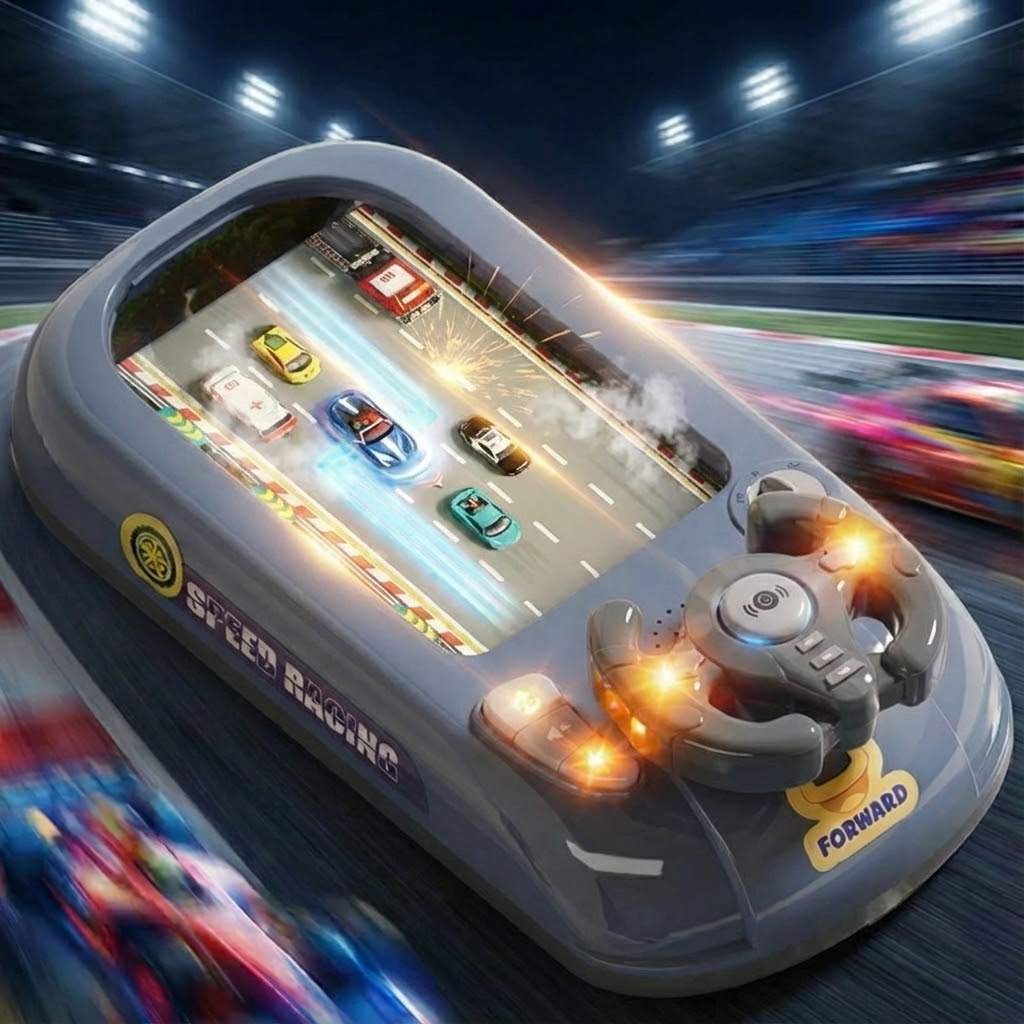 Racing Game Console Interactive Steering Wheel Toy