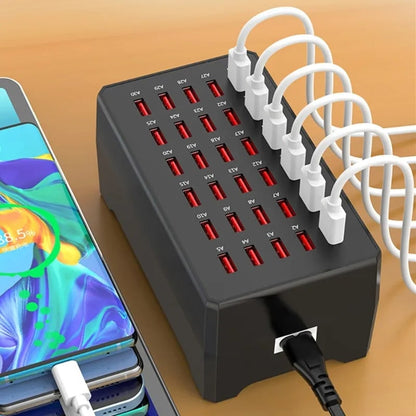 USB Charger 30 Port Multi Device Charging Station - Image 2