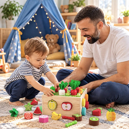 Wooden Montessori Toy Set Educational Farm Play