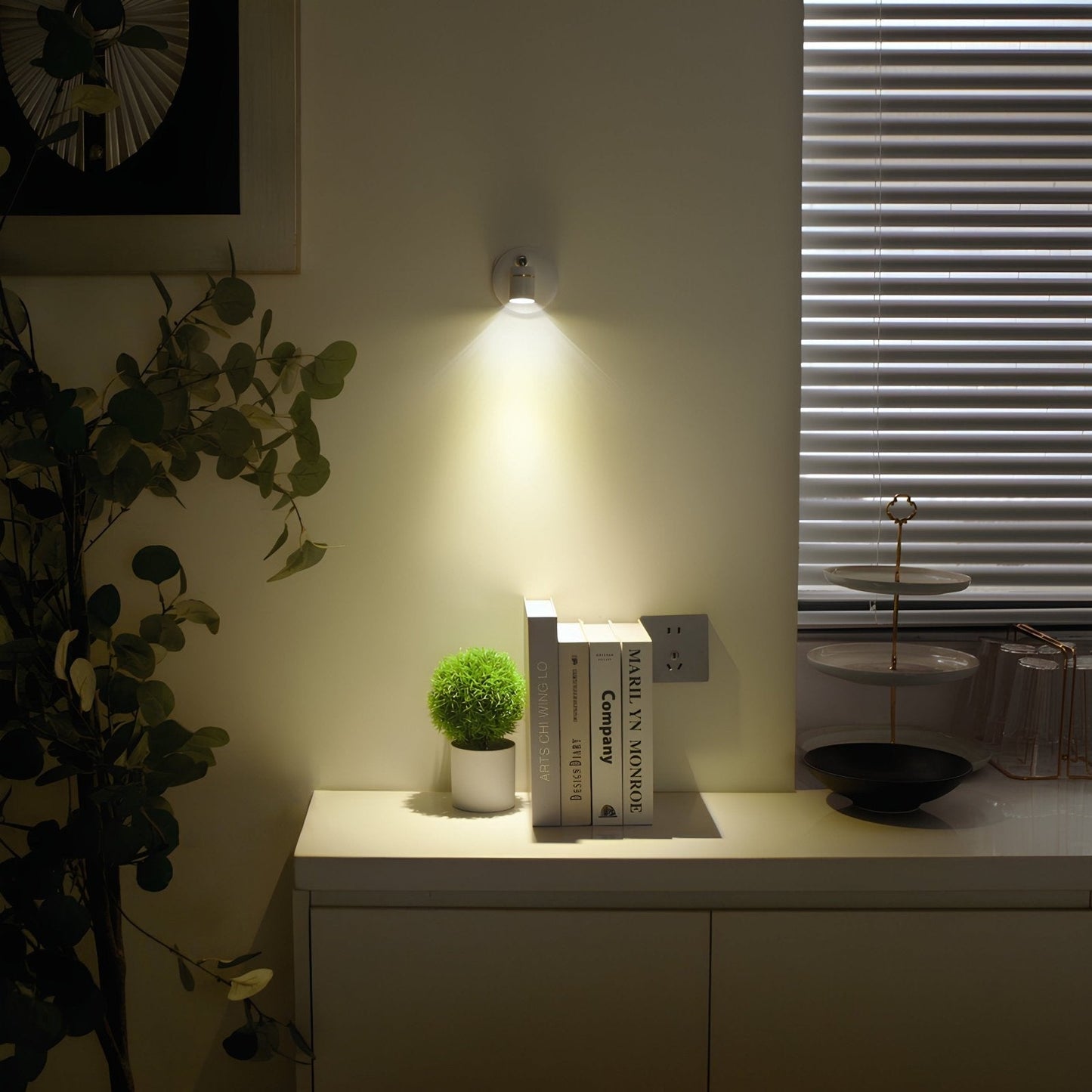 Wall Sconce Battery Operated Modern Adjustable LED Spotlight - Image 3