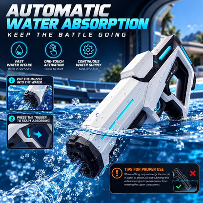 Automatic Water Gun Large Tank Outdoor Splash